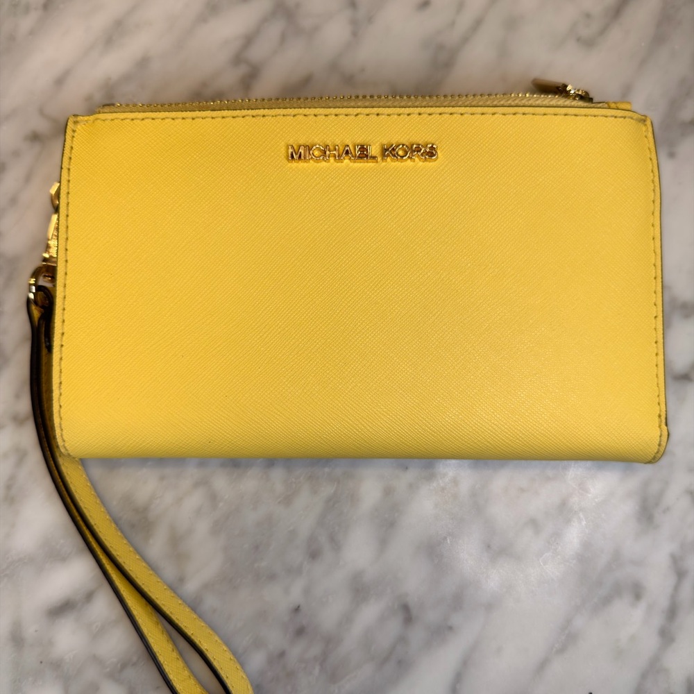 Michael Kors Sunny Yellow Wristlet